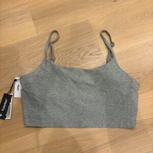 FLOW MACRO Grey Cropped Tank Cami Women’s Size XL Casual Top